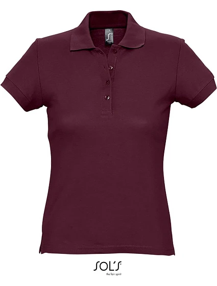 SOL'S Passion Dámské piqué polo 25.1338 burgundy SOL'S Passion Dámské piqué polo 25.1338 burgundy
