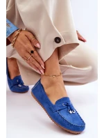 Klasické semišové mokasíny Modre Good Time Klasické semišové mokasíny Modre Good Time