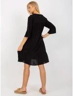 Šaty D73761M30214A6EN černé