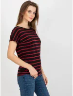Dámské tričko RV TS model 18265507 černá a červená - FPrice