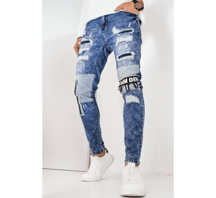 Pánské modré džínové kalhoty Dstreet UX4249