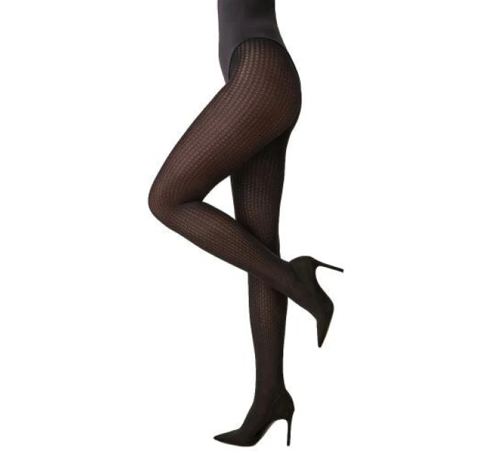 Dámské punčochové kalhoty Nadia Code 1215 Černá vzor - Gabriella