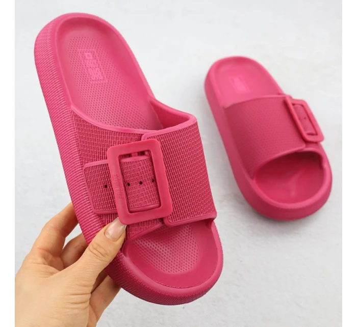 Dámské nazouváky / žabky RR274A583 Tmavě růžová - Big Star