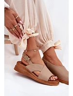 Dámské sandály ASA266-9 Quilara hnědé - Jezzi Dámské sandály ASA266-9 Quilara hnědé - Jezzi