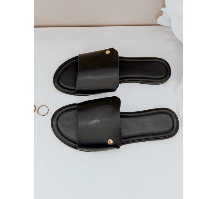 Dámské žabky CHICBASE black FashionStreet ZY0939 Dámské žabky CHICBASE black FashionStreet ZY0939