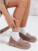 Dámské mokasíny béžové FashionStreet ZY1132