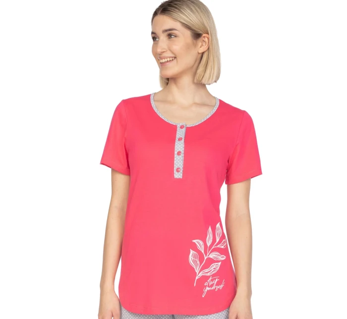 Dámské pyžamo 665 red plus - REGINA