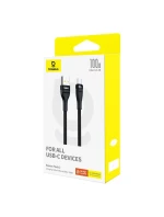 Baseus Flash 2 USB-USB C kabel 100W 1m (černý)