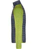 JN Pánská pletená hybridní bunda 02.0 kiwi melange/anthracite melange model 22489342 - Daiber