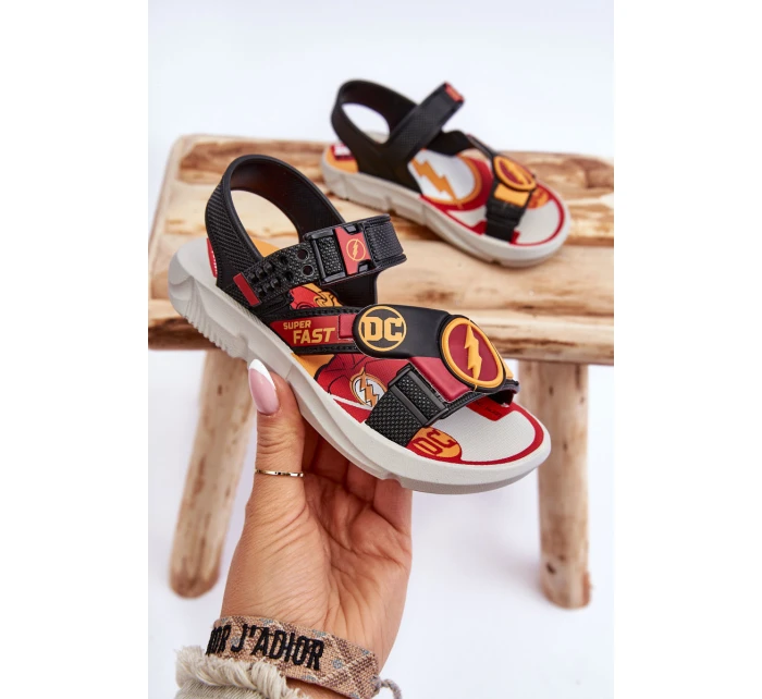 Dětské sandály Flash Grendene Kids JJ385051 červený Dětské sandály Flash Grendene Kids JJ385051 červený