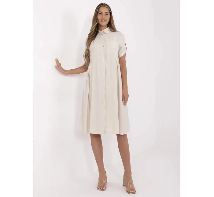 Šaty MI SK model 21078334 béžové - FPrice