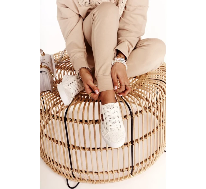 Dámské módní tenisky Big Star - bílé Dámské módní tenisky Big Star - bílé