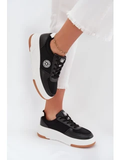 Dámské tenisky na platformě Big Star HI-POLY SYSTEM – černé