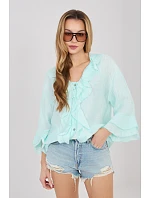 Košile s dlouhým rukávem  model 225517 Italy Moda