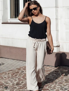Dámské široké kalhoty light beige Dstreet model 21978415 - FashionStreet