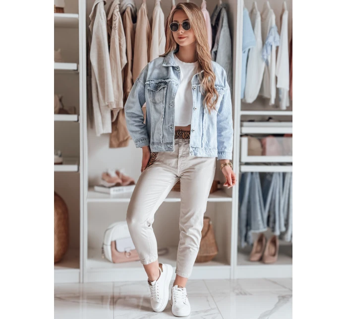 Dámské kalhoty s páskem MADELINA light beige FashionStreet UY2623 Dámské kalhoty s páskem MADELINA light beige FashionStreet UY2623