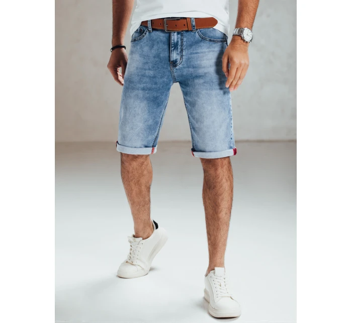 Pánské džínové šortky modré Dstreet SX2563
