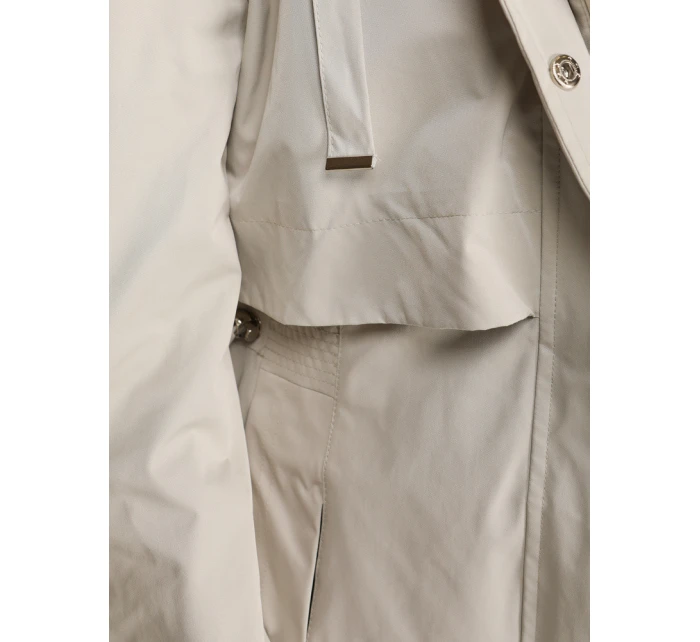 Dámská přechodná bunda parka béžová Dstreet model 21995964 - FashionStreet Dámská přechodná bunda parka béžová Dstreet model 21995964 - FashionStreet