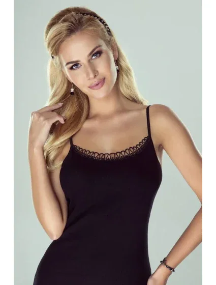 Černá dámská košilka Eldar Delfina Plus 2XL-3XL