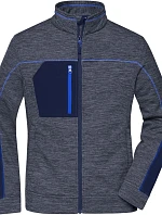 Daiber JN 1817 Dámská pletená fleecová bunda 02.1817 navy melange/navy/royal
