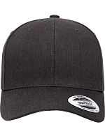 Flexfit 6389 6 panelová Snapback kšiltovka "Retro" 55.6389 dark heather grey