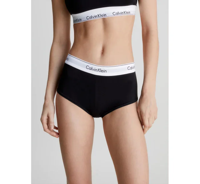 Dámské kalhotky šortky F3788E-001 černá - Calvin Klein