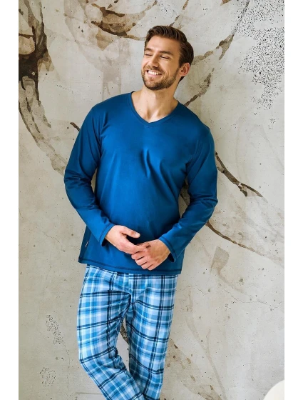 dlouhé/r 3XL4XL Z25/26 pánské pyžamo model 21285501 - Taro dlouhé/r 3XL4XL Z25/26 pánské pyžamo model 21285501 - Taro