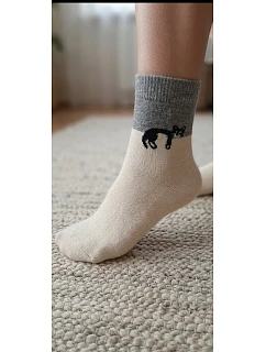 Ponožky Be Snazzy SK-132 – vlněné kočičky