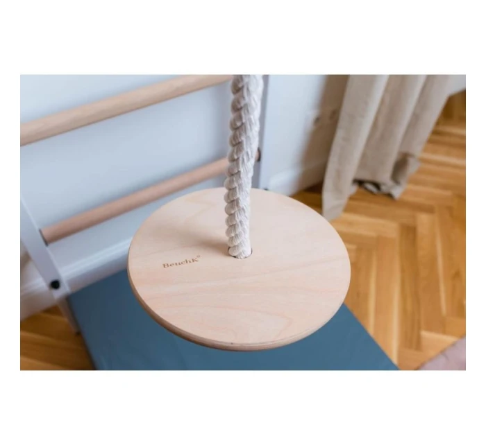 GYMNASTICKÝ STŮL ZE DŘEVA A KOVU S DŘEVĚNOU TYČÍ A PŘÍSLUŠENSTVÍM BENCHK 211W A204 dětské