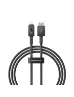 Baseus Nezlomitelný kabel USB-IP 2,4A 1m (černý)