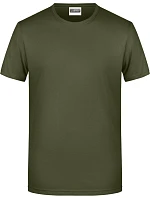 Daiber 8008 Pánské tričko z bio bavlny 02.8008 olive Daiber 8008 Pánské tričko z bio bavlny 02.8008 olive