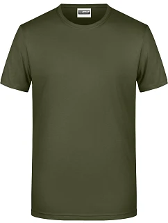 Daiber 8008 Pánské tričko z bio bavlny 02.8008 olive