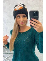 Dámská čepice Ofelia model 18751899 černá - K-Fashion Dámská čepice Ofelia model 18751899 černá - K-Fashion