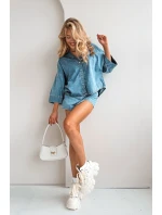 Kožené zateplené sportovní boty GOE SS2N4055 bílé