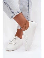 Dámské tenisky Sneakers z eko kůže Big Star TT274960 bílé Dámské tenisky Sneakers z eko kůže Big Star TT274960 bílé