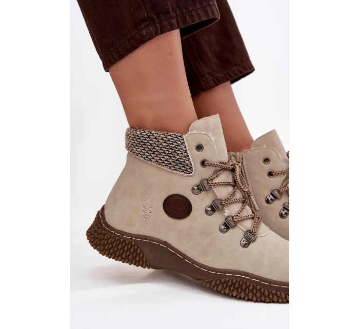 Zateplené dámské trapery Zenaya – světle béžové Zateplené dámské trapery Zenaya – světle béžové