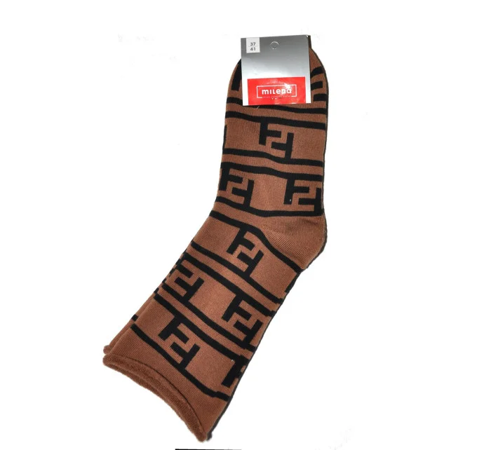 Ponožky Milena 0118 FF Frota Dámské zimní ponožky bez komprese 37-41