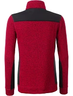 JN Dámská pracovní pletená fleece bunda Strong 02.0 red melange/black model 22492730 - Daiber JN Dámská pracovní pletená fleece bunda Strong 02.0 red melange/black model 22492730 - Daiber