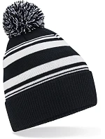 B Pletená čepice s pruhy 53. black/white model 22433344 - Beechfield