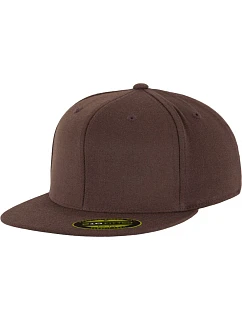6 panelová kšiltovka Premium 210 Fitted brown model 22482491 - Flexfit