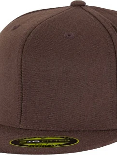 6 panelová kšiltovka Premium 210 Fitted brown model 22482491 - Flexfit