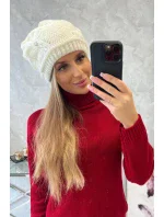 Dámská čepice Larisa K395 ecru