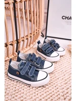 Dětské Tenisky Na Suchý Zip BIG STAR model 21545397 Tmavě Modré - Big Star Shoes Dětské Tenisky Na Suchý Zip BIG STAR model 21545397 Tmavě Modré - Big Star Shoes