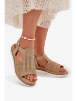 Dámské Sandály S Pletením model 21698599 - EVENTO Dámské Sandály S Pletením model 21698599 - EVENTO
