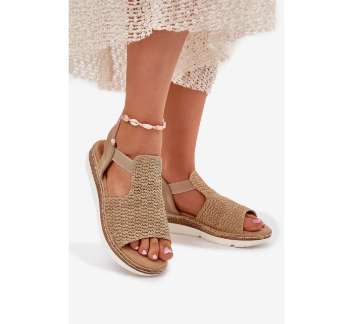 Dámské Sandály S Pletením model 21698599 - EVENTO Dámské Sandály S Pletením model 21698599 - EVENTO