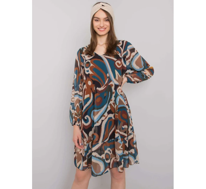 Sukienka DHJ SK  morski model 20961765 - FPrice