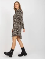 Šaty TO SK 1103 19.01X černá a béžová