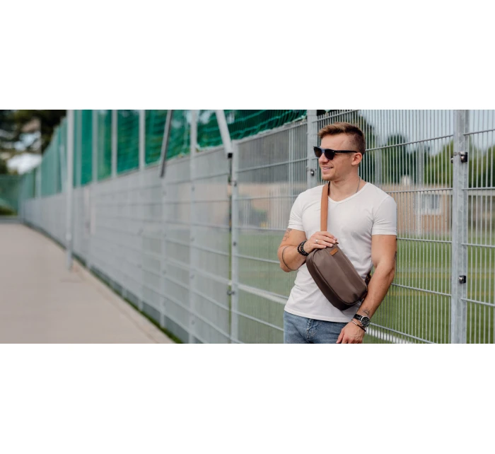 Pánská ledvinka Vuch Inola Brown