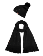 Dámský set šály a čepice Vuch Nurit Set Black Dámský set šály a čepice Vuch Nurit Set Black