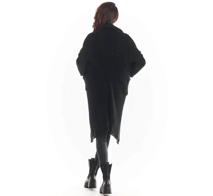 Dámský svetr model 18901109 černý - awama